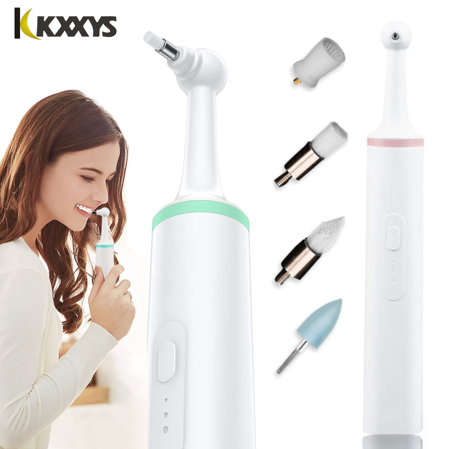 Teeth Whitening Kit - Cepillo giratorio para blanquear los dientes,