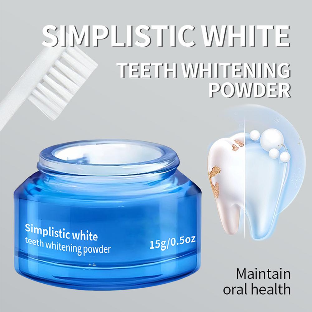 Polvo Blanqueador Dental Simpl - Teeth Whitening Near Me reseña y precio