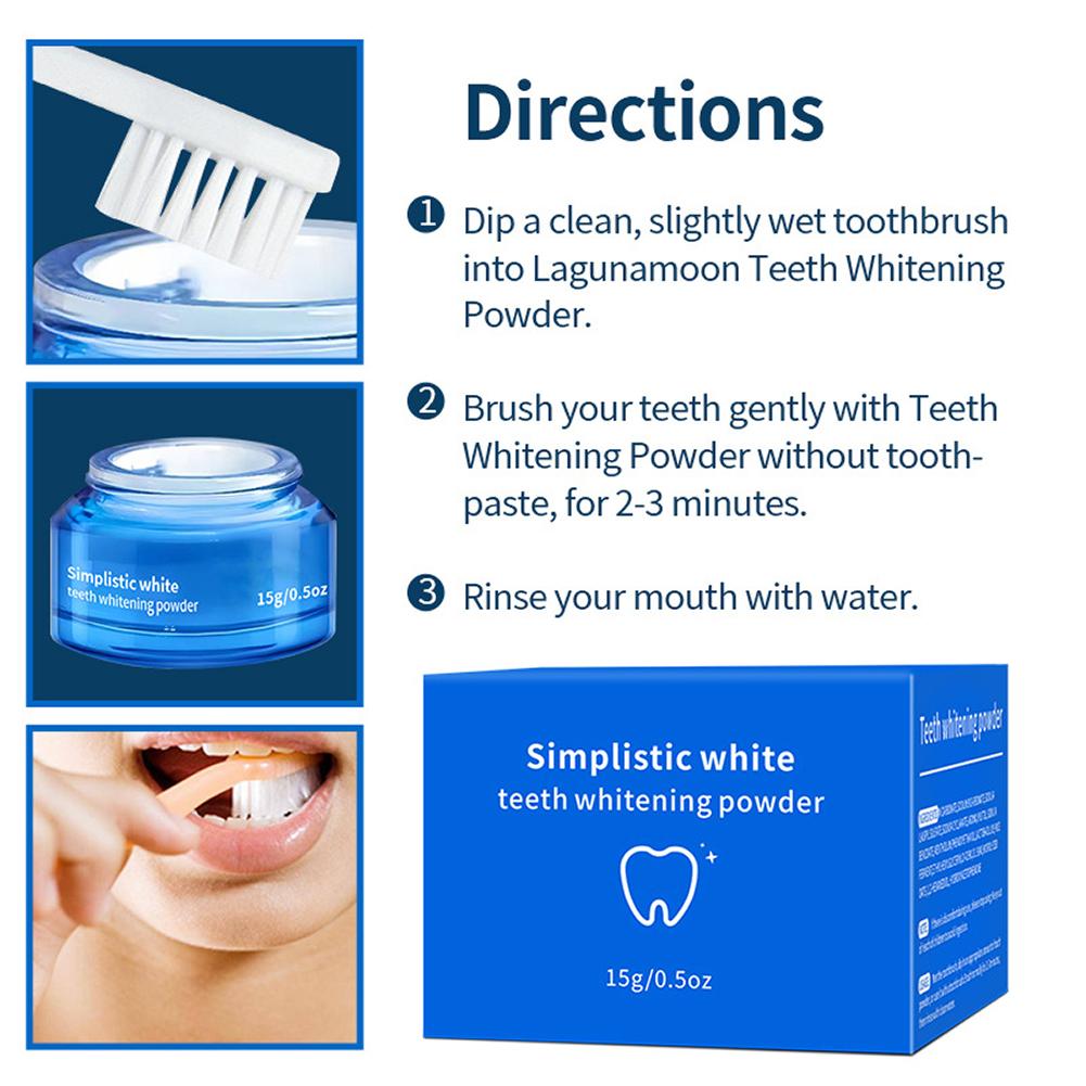 Polvo Blanqueador Dental Simpl - Teeth Whitening Near Me reseña y precio
