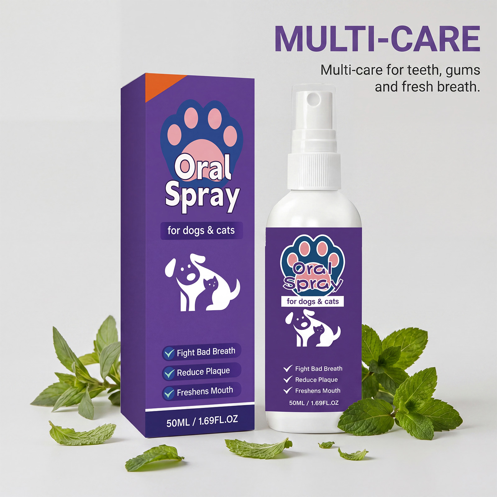 Spray Oral para Mascotas, Limp - Teeth Whitening Mouthwash reseña y precio
